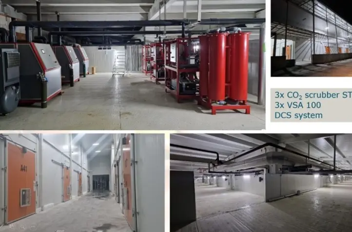 Ultra modern CA technology for DCA storage of apples in Isparta, Turkey.