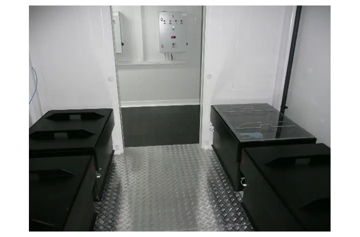 CA research facility with 40 CA containers in the Poland