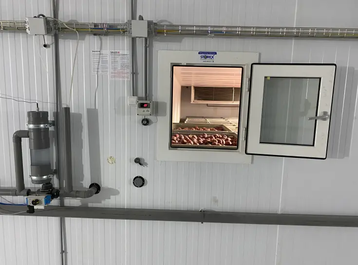 Watermeter voor vochtverlies uit CA cellen